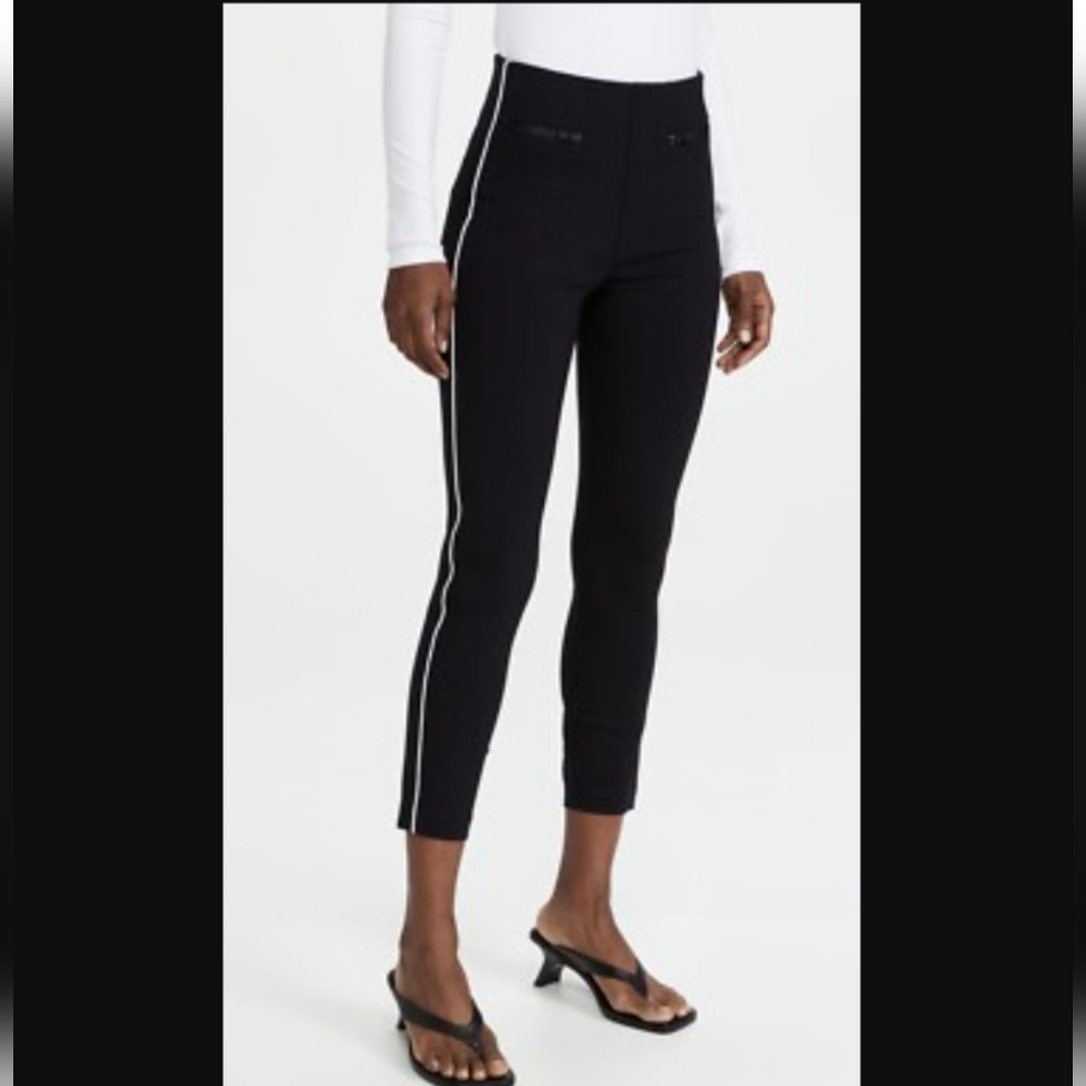 SPANX The Perfect Pant, Ankle Piped Skinny Size XL Black
